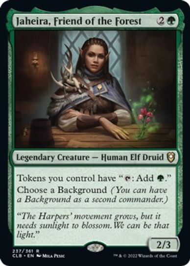 Jaheira, Friend of the Forest (237) [Commander Legends: Battle for Baldur's Gate]