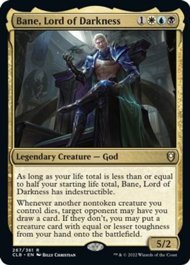 Bane, Lord of Darkness (267) [Commander Legends: Battle for Baldur's Gate]