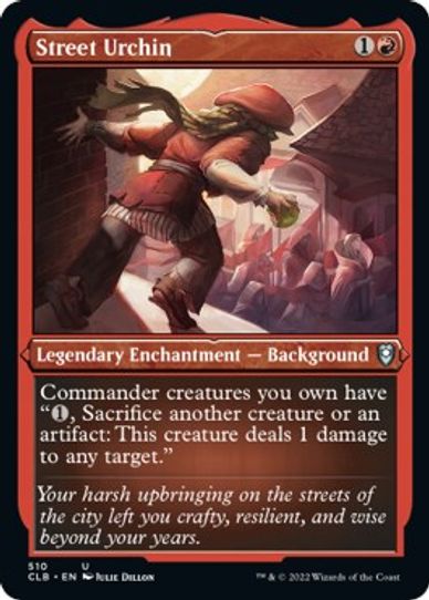 Street Urchin (Foil Etched) (510) [Commander Legends: Battle for Baldur's Gate]