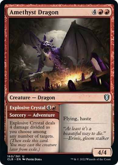 Amethyst Dragon (160) [Commander Legends: Battle for Baldur's Gate]
