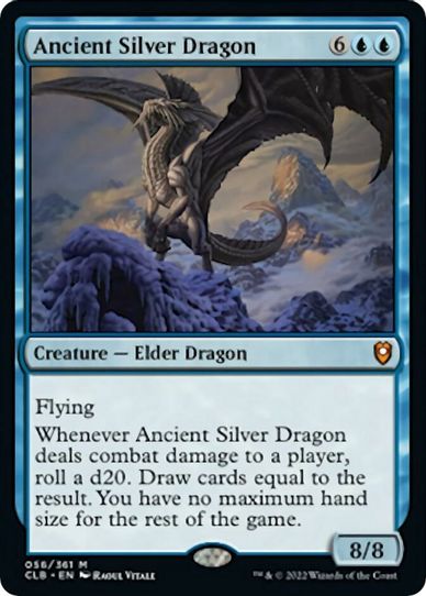 Ancient Silver Dragon (56) [Commander Legends: Battle for Baldur's Gate]