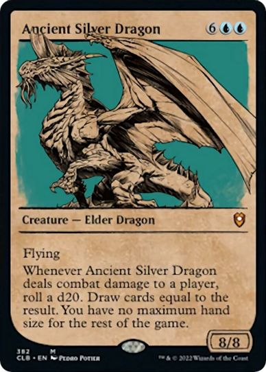 Ancient Silver Dragon (Showcase) (382) [Commander Legends: Battle for Baldur's Gate]