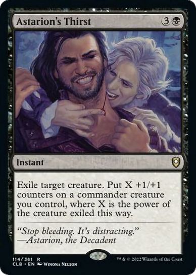 Astarion's Thirst (114) [Commander Legends: Battle for Baldur's Gate]