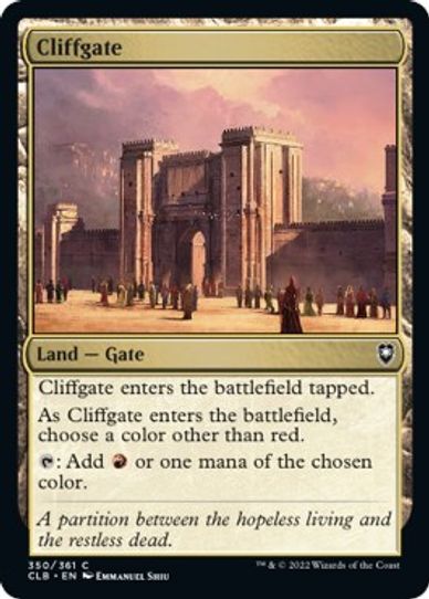 Cliffgate (350) [Commander Legends: Battle for Baldur's Gate]