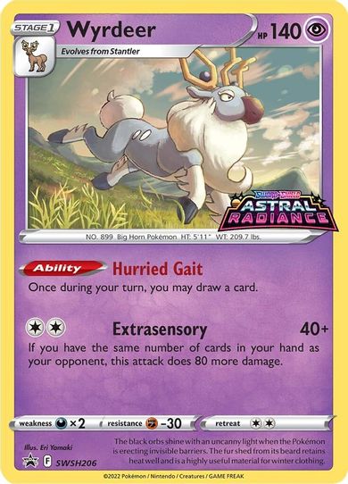 Wyrdeer SWSH206 (SWSH206) [SWSH: Sword & Shield Promo Cards]