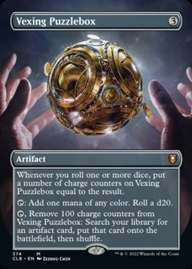 Vexing Puzzlebox (Borderless) (374) [Commander Legends: Battle for Baldur's Gate]