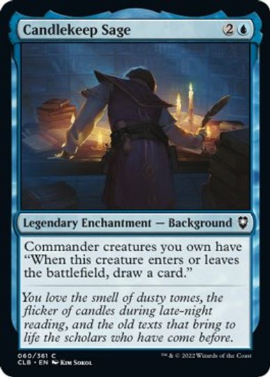 Candlekeep Sage (60) [Commander Legends: Battle for Baldur's Gate]