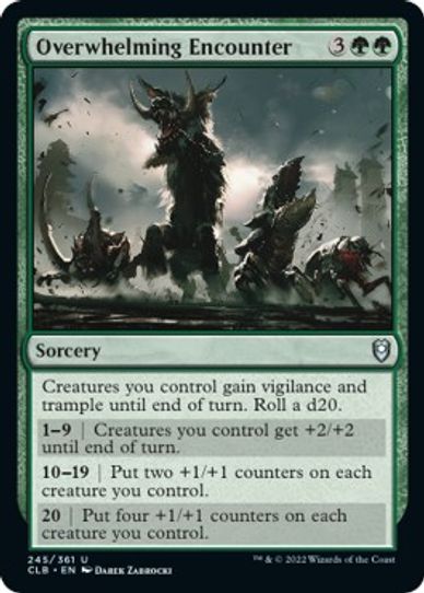 Overwhelming Encounter (245) [Commander Legends: Battle for Baldur's Gate]