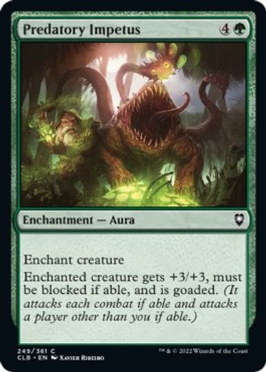 Predatory Impetus (249) [Commander Legends: Battle for Baldur's Gate]