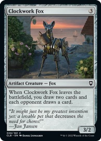 Clockwork Fox (308) [Commander Legends: Battle for Baldur's Gate]