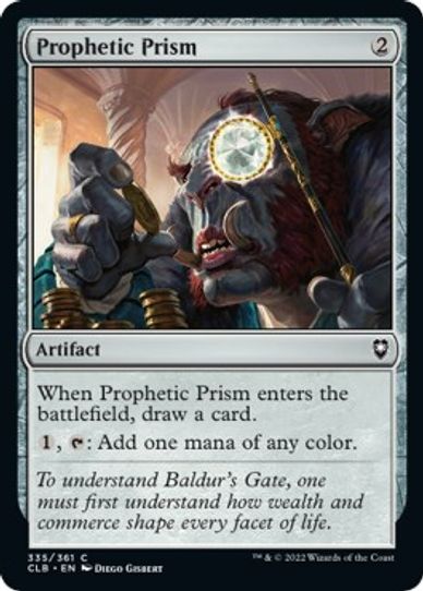 Prophetic Prism (335) [Commander Legends: Battle for Baldur's Gate]