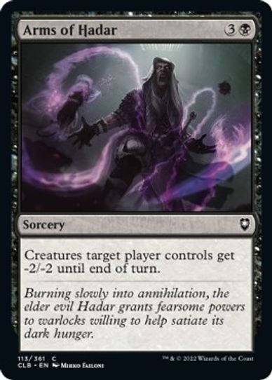 Arms of Hadar (113) [Commander Legends: Battle for Baldur's Gate]