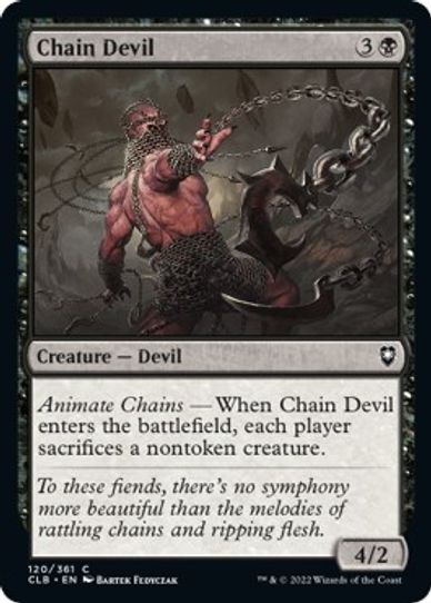 Chain Devil (120) [Commander Legends: Battle for Baldur's Gate]