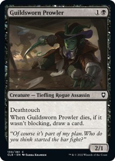 Guildsworn Prowler (130) [Commander Legends: Battle for Baldur's Gate]
