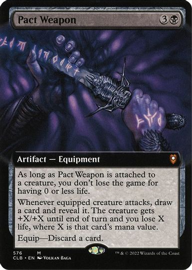 Pact Weapon (Extended Art) (576) [Commander Legends: Battle for Baldur's Gate]