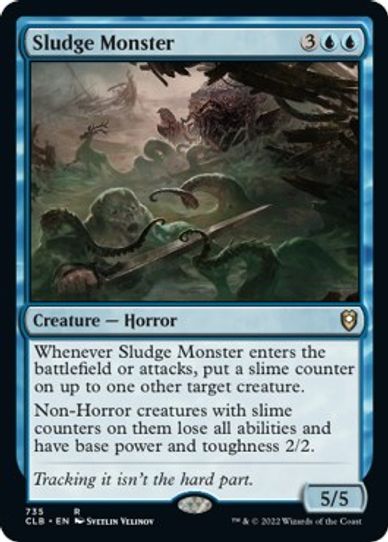 Sludge Monster (735) [Commander Legends: Battle for Baldur's Gate]