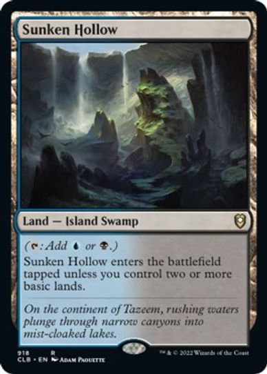Sunken Hollow (918) [Commander Legends: Battle for Baldur's Gate]
