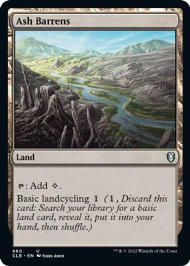 Ash Barrens (880) [Commander Legends: Battle for Baldur's Gate]