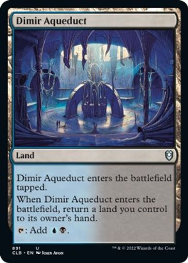 Dimir Aqueduct (891) [Commander Legends: Battle for Baldur's Gate]
