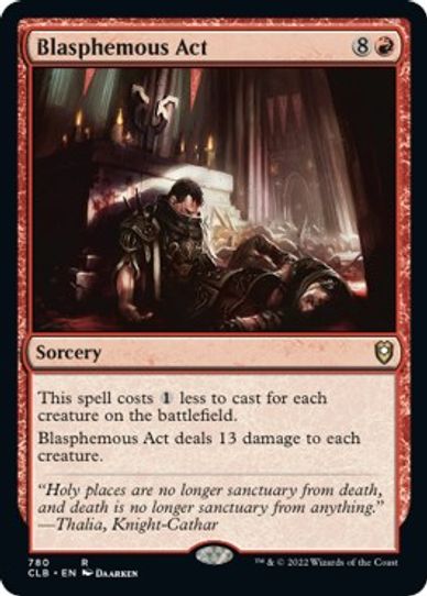 Blasphemous Act (780) [Commander Legends: Battle for Baldur's Gate]