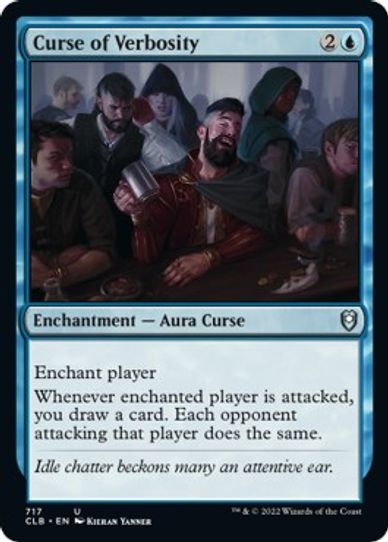 Curse of Verbosity (717) [Commander Legends: Battle for Baldur's Gate]