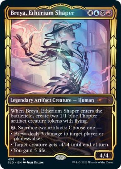 Breya, Etherium Shaper (Gilded Foil) (454) [Secret Lair Drop Series]