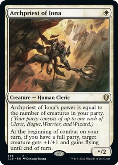 Archpriest of Iona (686) [Commander Legends: Battle for Baldur's Gate]