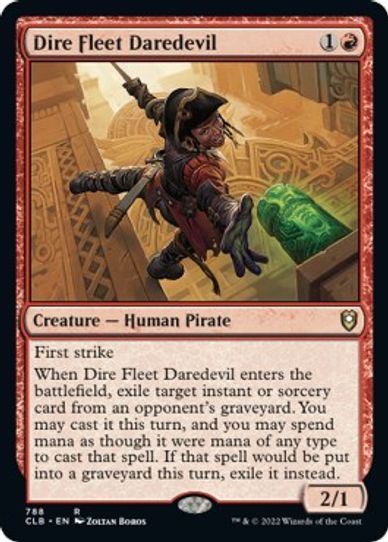 Dire Fleet Daredevil (788) [Commander Legends: Battle for Baldur's Gate]