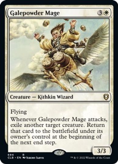 Galepowder Mage (694) [Commander Legends: Battle for Baldur's Gate]