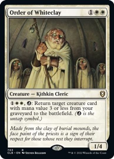 Order of Whiteclay (703) [Commander Legends: Battle for Baldur's Gate]