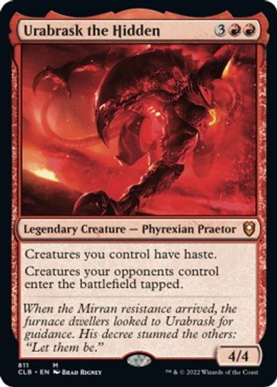 Urabrask the Hidden (811) [Commander Legends: Battle for Baldur's Gate]