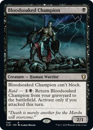 Bloodsoaked Champion (740) [Commander Legends: Battle for Baldur's Gate]