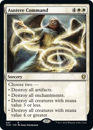 Austere Command (687) [Commander Legends: Battle for Baldur's Gate]
