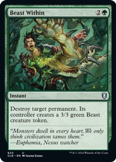 Beast Within (820) [Commander Legends: Battle for Baldur's Gate]