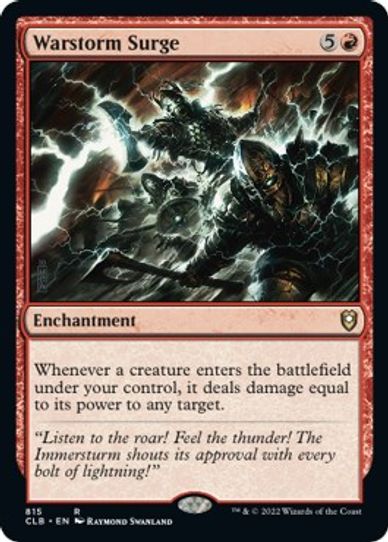 Warstorm Surge (815) [Commander Legends: Battle for Baldur's Gate]