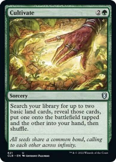 Cultivate (821) [Commander Legends: Battle for Baldur's Gate]