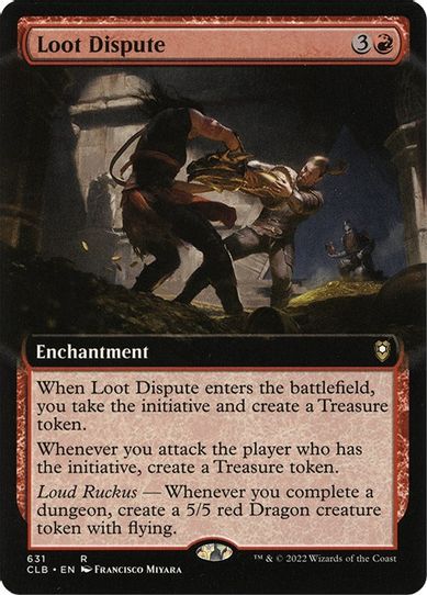 Loot Dispute (Extended Art) (631) [Commander Legends: Battle for Baldur's Gate]