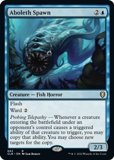 Aboleth Spawn (662) [Commander Legends: Battle for Baldur's Gate]