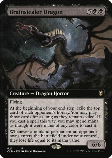 Brainstealer Dragon (Extended Art) (621) [Commander Legends: Battle for Baldur's Gate]