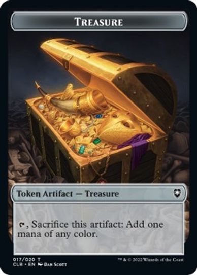 Treasure // Demon Double-sided Token [Commander Legends: Battle for Baldur's Gate]