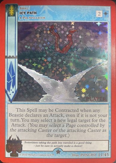 Icy Path (Player Stamped) (11/45) [Caster's Cup Promo Cards]
