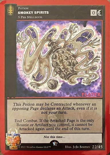 Smokey Spirits (Player Stamped) (22/45) [Caster's Cup Promo Cards]