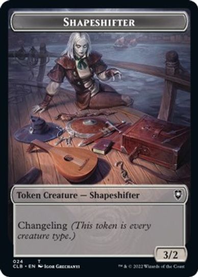 Shapeshifter // Shapeshifter Double-sided Token [Commander Legends: Battle for Baldur's Gate]