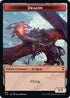 GoldDragon Double-sided Token [Commander Legends: Battle for Baldur's Gate]