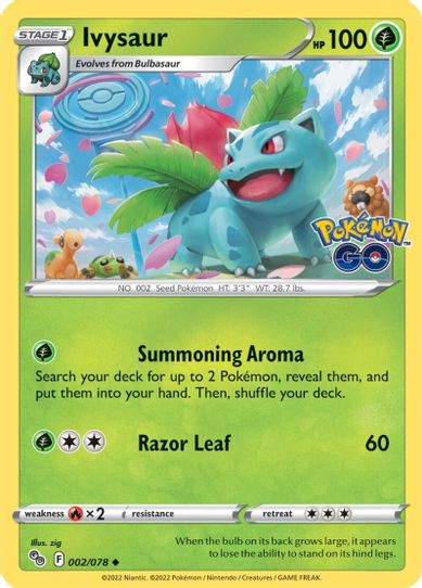 Ivysaur (002/078) [Pokemon GO]