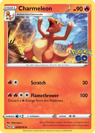 Charmeleon (009/078) [Pokemon GO]