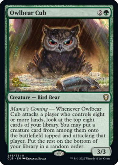 Owlbear Cub (246) [Prerelease Cards]