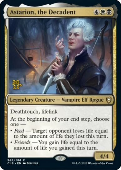 Astarion, the Decadent (265) [Prerelease Cards]