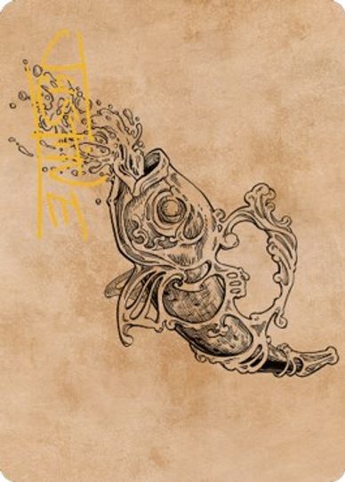 Decanter of Endless Water Art Card (Gold-Stamped Signature) (79) [Art Series: Commander Legends: Battle for Baldur's Gate]