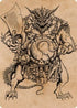 Thrakkus the Butcher Art Card (77) [Art Series: Commander Legends: Battle for Baldur's Gate]